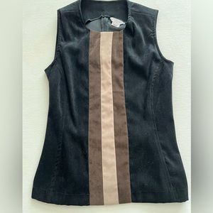 EUC faux-suede top